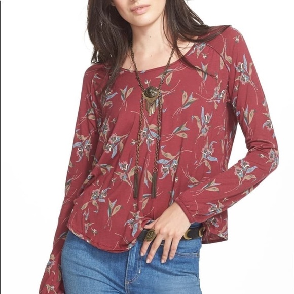 Free People 'Elsa' Open Back Jersey Top - Picture 5 of 8